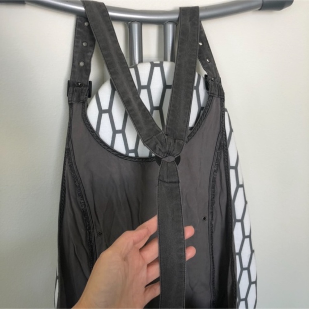 FREE PEOPLE Comfy fit Charcoal Jumpsuit - Picture 2 of 8